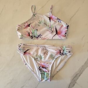 Raisins | Floral Kids Swim Set Size 10